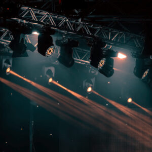 luminous-rays-from-concert-lighting-against-a-dark-YN2CL79